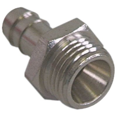 Racord pentru furtun ¼", ø stut 9 mm, din alama cromata - 520199