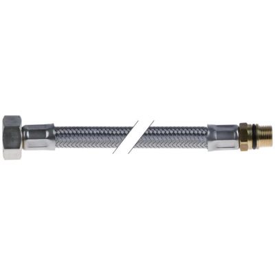Furtun alimentare flexibil INOX, filet interior ¾”, filet exterior 3/8” , L 700mm - Cod 520392