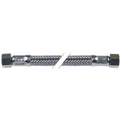 Furtun alimentare flexibil INOX, etansare conica, filet 1/8”, L 1500mm - Cod 520617