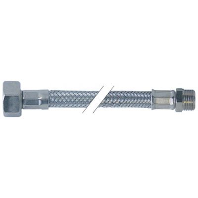 Furtun alimentare flexibil INOX, filet interior ½”, filet exterior 3/8”, L 800 mm - 520638