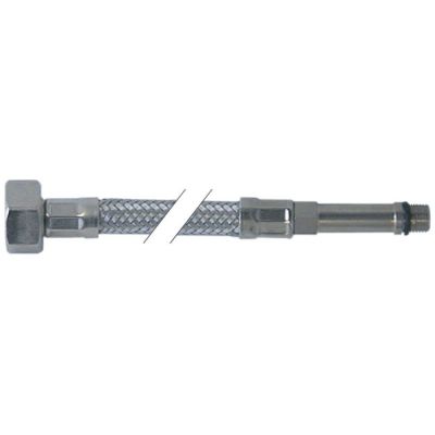 Furtun alimentare flexibil INOX, filet interior 3/8”, filet exterior M10x1, L 300mm - Cod 520639