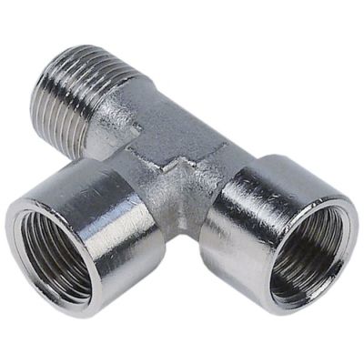 Racord T, 2x filet int 3/8" + 1x filet ext 3/8" - Cod 520814