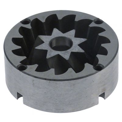 grinding burrs pair turn direction right D1 ø 68 mm D2 ø 49 mm H 25 mm shaft ø 13 mm - Code 527222
