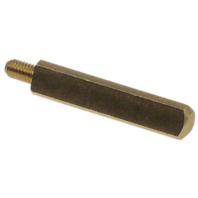 Ax triunghiular din alama, filet M4, L 41,5 mm - 527795
