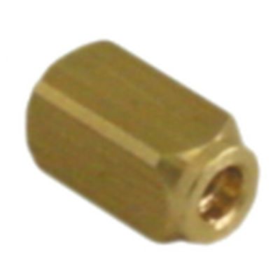 Bolt patrat 6 x 6 mm, L 12 mm, filet M3, din alama - 528531