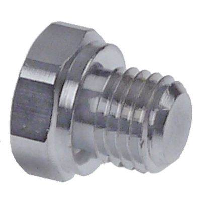end cap M12x1,5 L 18 mm chrome-plated brass WS 16 - Code 528661