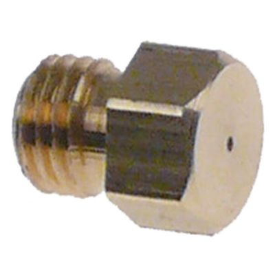 nozzle hole ø 0,6 mm L 4 mm M6x0,75 thread length 5 mm - Code 528947