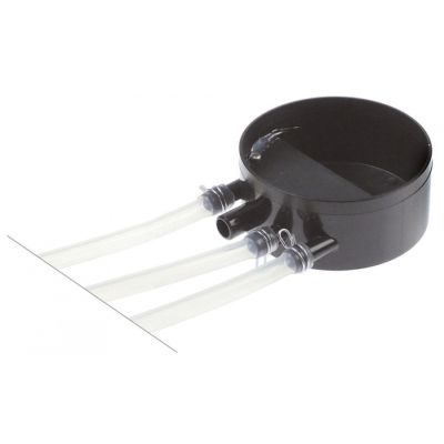 drain pan 2 groups L 90 mm W 90 mm H 40 mm hole ø 18 mm connection ¾" hose length 120/300mm - Code 528983