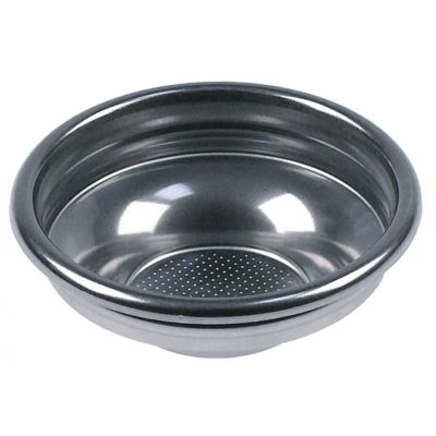 Filtru nepresurizat pentru o cafea, exterior ø 70 mm, montare ø 60,5 mm, H 24,5 mm, 7 gr. cafea, din inox, orificii ø 0,3 mm - 529011