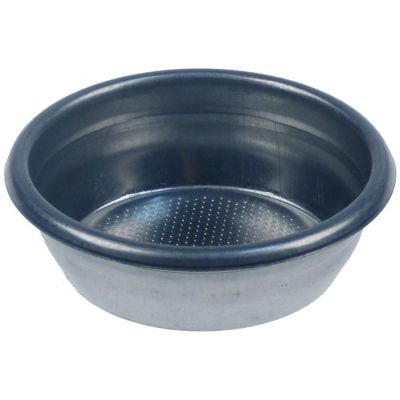 Filtru nepresurizat pentru 2 cafele, exterior ø 70 mm, montare ø 60 mm, H 21 mm, 12 grame cafea, din inox, orificii ø 0,3 mm - 529014