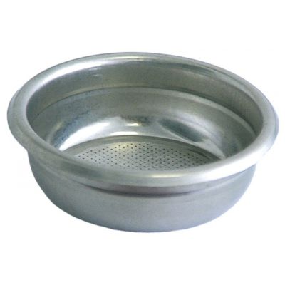 Filtru nepresurizat pentru 2 cafele, exterior ø 70 mm, montare ø 61 mm, H 22 mm, 12 gr. cafea, din inox -  529016