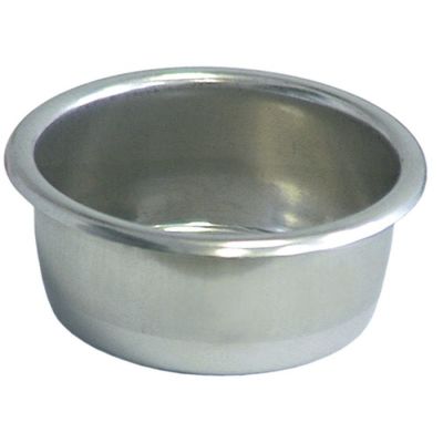 Filtru nepresurizat pentru 2 cafele, exterior ø 67 mm, montare ø 57 mm, H 25 mm, 14 grame cafea, din inox - 529101