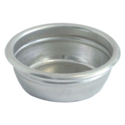 Filtru nepresurizat pentru 2 cafele, exterior ø 68 mm, montare ø 60 mm, H 23,5 mm, din inox, orificii ø 0,4 mm - 529211
