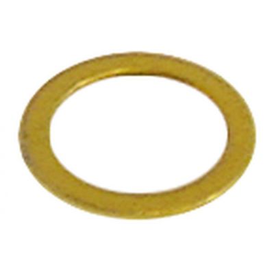 plain washers ID ø 13 mm ED ø 17,8 mm thickness 0,5 mm brass Qty 1 pc - Code 529374