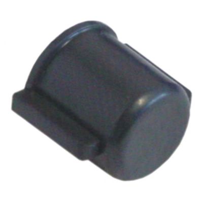 knob ø 25 mm shaft ø 9x9mm flat surface square black - Code 529782