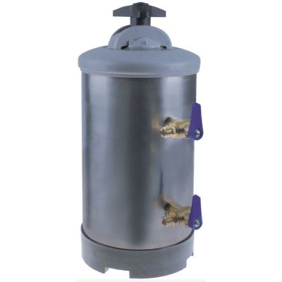 Dedurizator manual 8 litri, robineti 3/8", ø 185 mm, H 400 mm, DVA - 530120