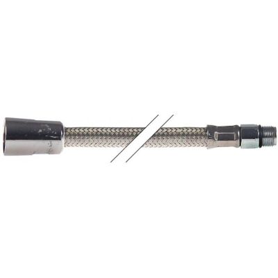 Furtun dus INOX, L 1500mm, filet1 ½”, filet2 M12x1 - Cod 530604