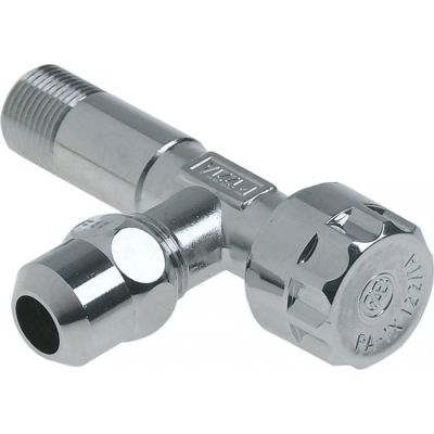 Robinet cotit, intrare 3/8"mm, iesire 3/8" / 10mm - Cod 540095