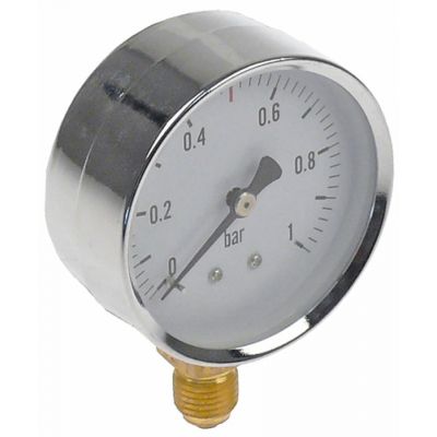 Manometru ø 63 mm, 0-1 bar, filet 1/4", pentru grup de siguranta - 541062