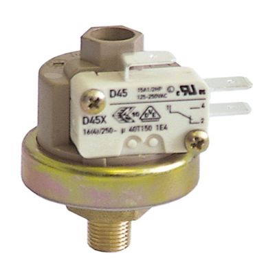 Presostat XP110, D45X presiune reglabila 0,5 - 1,2 bari, diametru ø 38 mm, filet 1/8" mm - 541089