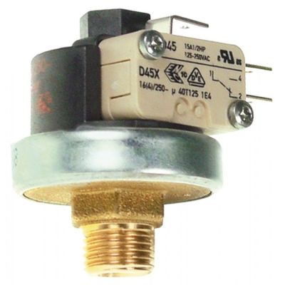 Presostat reglabil cu micro 1,0-2,5 bar, 16 A, 250 V, ø 38 mm, racord 1/4" - 541158