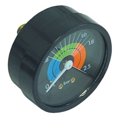 Manometru ø 57 mm, 0-2,5 bar, racord 1/8" pe spate - 541212
