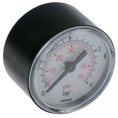 Manometru 0-4 bari, montare ø 40 mm, filet racord 1/8" - 541272
