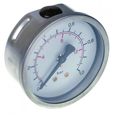 Manometru 0-1 bari, montare ø 62,4 mm, filet 1/8" - 541339