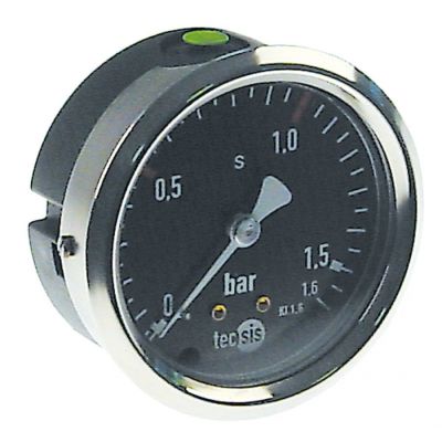 Manometru 0-1,6 bari, montare ø 63 mm, racord posterior 1/4", tecsis - 541343