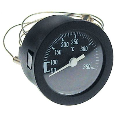 Termometru +50+350 °C, bulb ø 4 x 60 mm, capilar 1000 mm, montare ø 52 mm - 541347