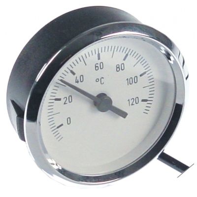 Termometru 0-120°C, montare ø 60 mm, capilar 720 mm, bulb ø 8,5x15 mm - 541409