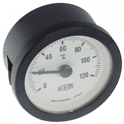 Termometru 0 +120 °C, montare ø 52 mm, bulb ø 6 mm, lungime capilar 1500 mm - 541413