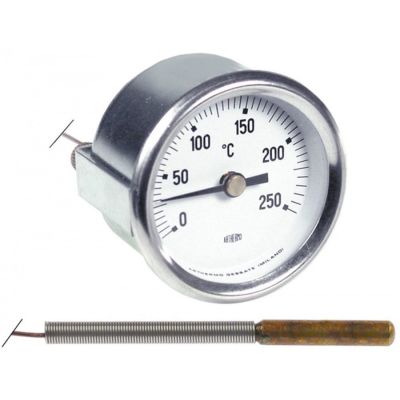 Termometru arthermo 0-250 °C, senzor ø 6x21 mm, montare ø 52 mm - 541452