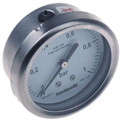 Manometru 0-1 bar, ø 61 mm, filet racord 1/4" - 541525