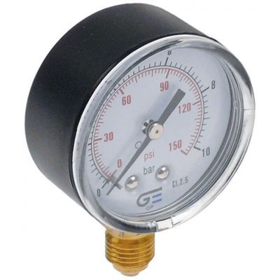 Manometru 0-10 bari, ø 52 mm, filet racord 1/4" - 541596