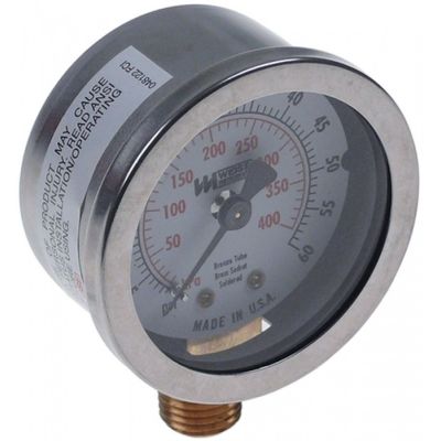 manometer ø 52mm pressure range 0-4bar 1/4"