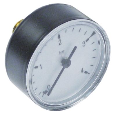 manometer ø 51mm pressure range 0 up tp 4bar ¼" marking 3 connection on the backside
