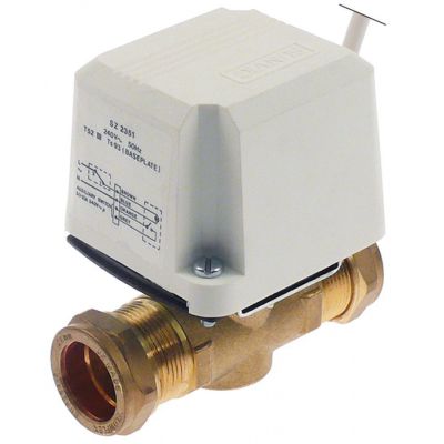 Servo robinet SUNVIC, intrare-iesire 28 mm, comanda 240 V, L 99,5 mm, normal deschis - 541892