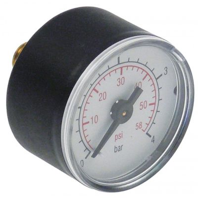 Manometru 0-4 bari, ø 39 mm, racord pe spate central, filet 1/8" - 541979
