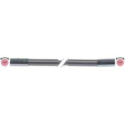 Furtun dus spalator 1200 mm, 1/2", INOX, capete rotative - 542017
