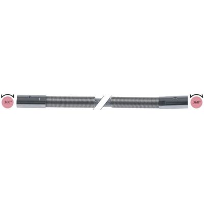 Furtun dus Inox, L 2000mm, cu armatura flexibila, ø nominal 10mm - Cod 542019