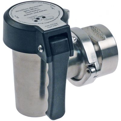 Robinet de golire- canea cu filet 2", etansare cu oringuri, din inox de uz alimentar conform normativei Europene 1935/2004 - 542166