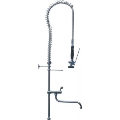 rising pipe long with swivel tap with spring, spring holder, hose, hand shower