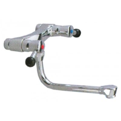 wall-mounted water tap spout projection 300mm ¼ turn connection ½" H 145mm lever handle