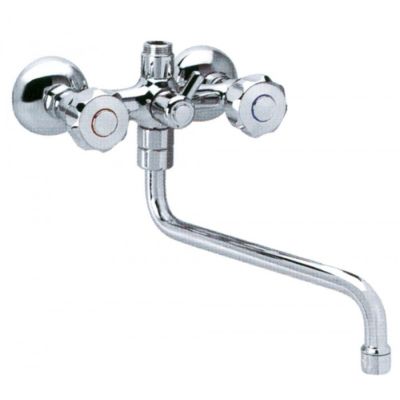 wall-mounted water tap spout projection 200mm with S-spout