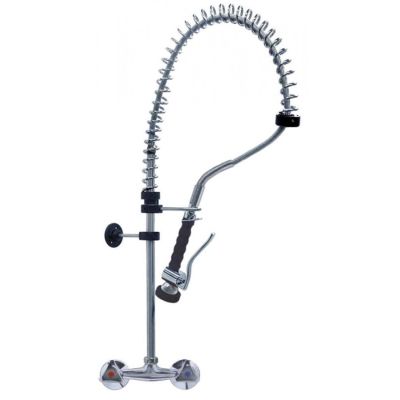 pre-rinse unit with wall-mounted water tap tap head ½" without swivel tap connection 1/2"
