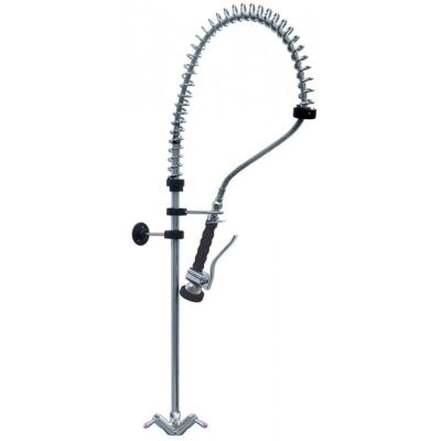 pre-rinse unit with monoblock tap ceramic tap head ½" 90° without swivel tap