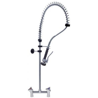 Baterie cu dus CLASSIC pentru lavoar spalare vesela, dus cu arc, armaturi baterie cu garnitura, racorduri 1/2" - 548910
