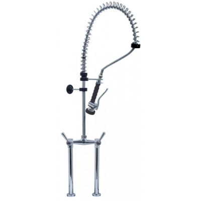 pre-rinse unit with bridge mixer tap ceramic tap head ½" 90° without swivel tap