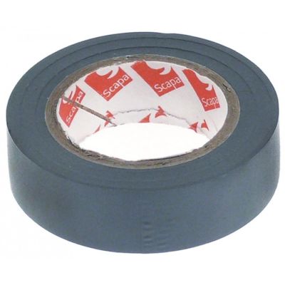 Banda izolatoare gri, -10 +105 °C, latime 15 mm, lungime L 10 m, PVC, conform standard VDE - 550025